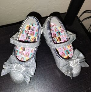 Disney Silver Toddler Glitter High Heels
